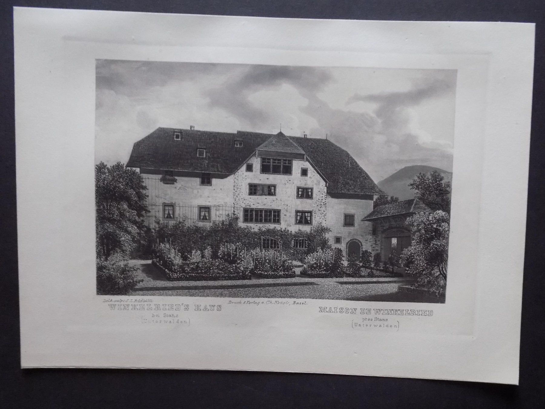 Incisioni: Winkelried's Haus Stans – Usato da Risch venduto da Rischli15