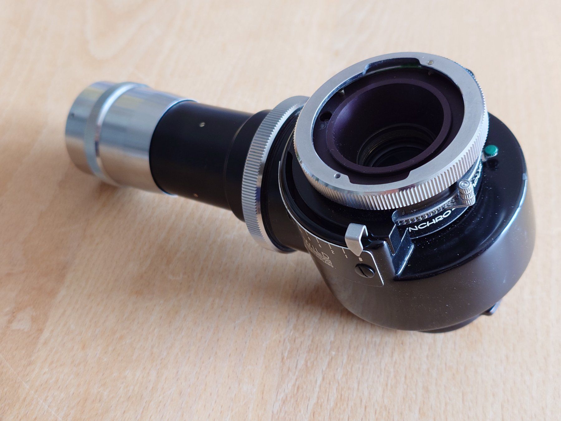 Unità & Adattatore: Wild Heerbrugg Fotoadapter mit Synchro-Compur-Verschluss – Difettoso da Greifensee venduto da Freakler