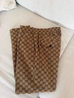 Gucci Hose GG Supreme Canvas braun