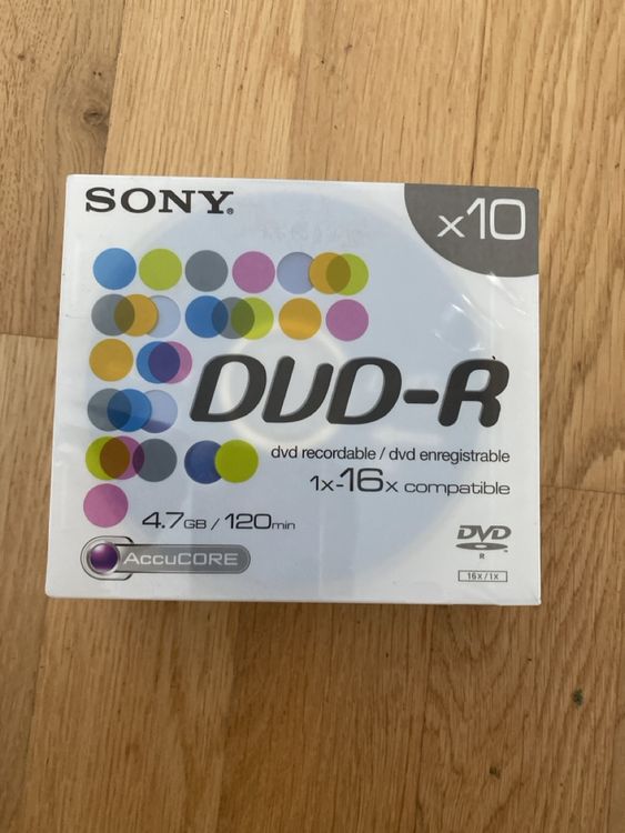 DVD -R 10 x von Sony (Neu und originalverpackt) in Zürich für CHF 8 ...