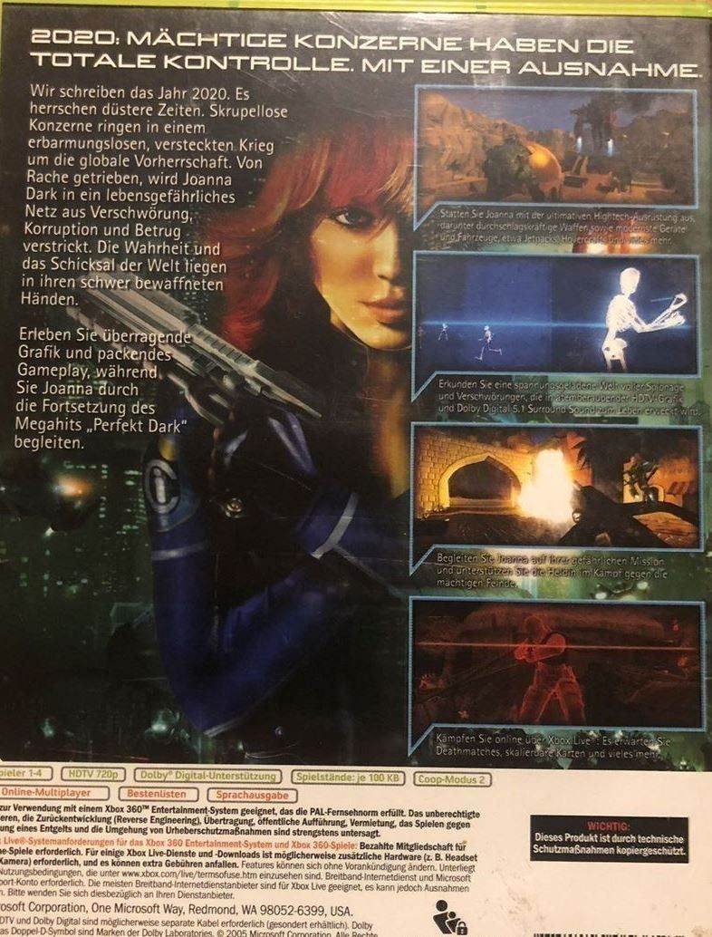 Giochi: XBOX 360 - PERFECT DARK ZERO – Usato da Zürich venduto da Raz88 1