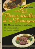 Les menus détaillés de la ménagère 1957