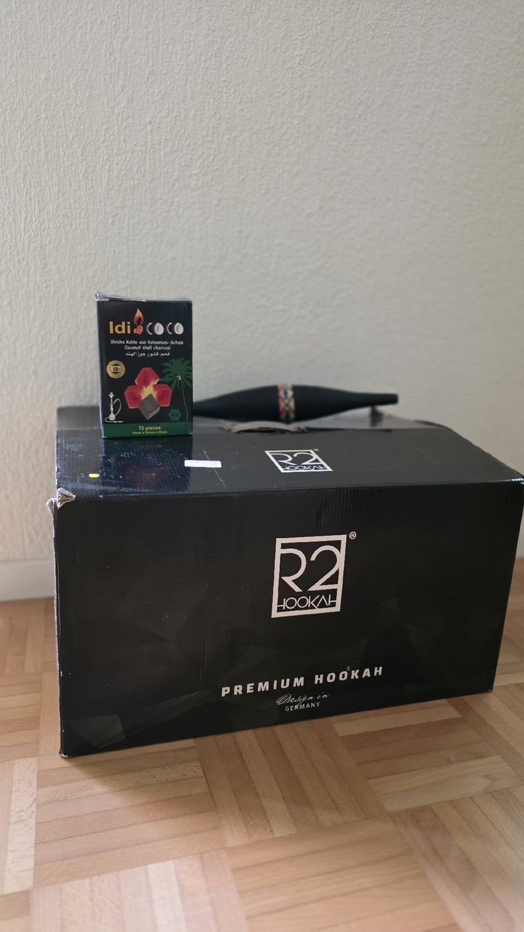 Narguilés: Chicha R2 Premium Hookah ensemble bleu or  – D'occasion à Elsau par 7josedeguelle 4