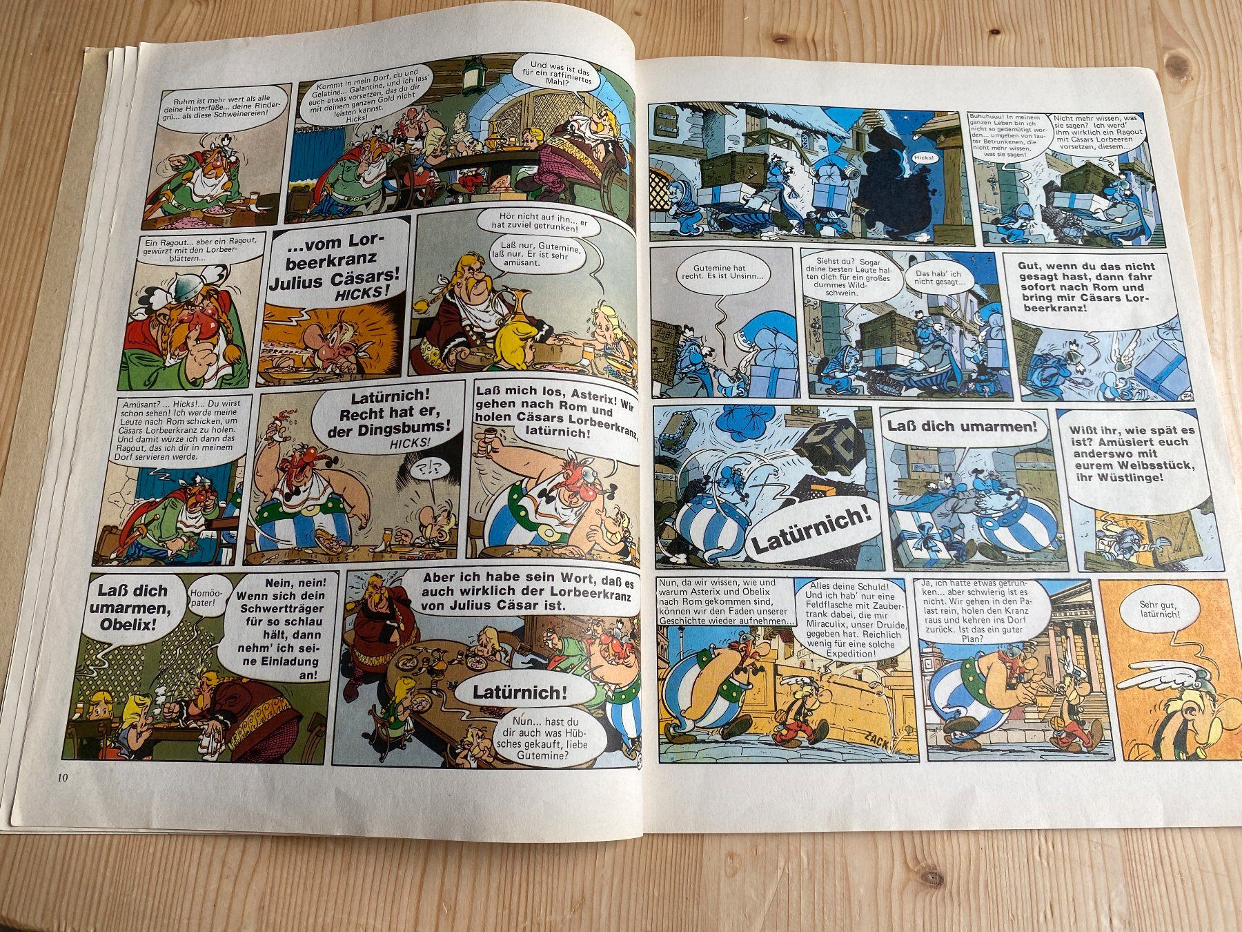 Fumetti: Asterix Band XVIII: Die Lorbeeren des Cäsar – Usato da Weinfelden venduto da Cheyenne21 3