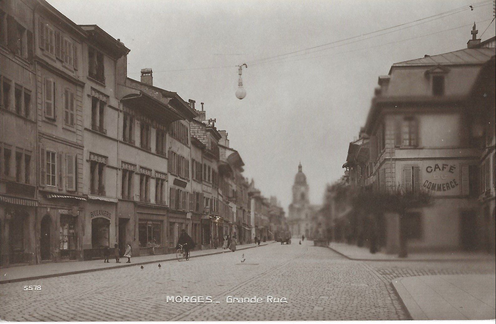 Ansichtskarten: Morges, Grande Rue – Gebraucht aus Frauenfeld von Merk52