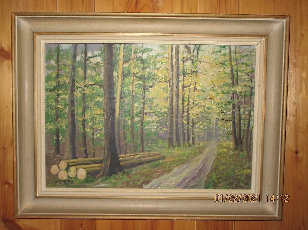 Dipinti: Tableau La foret par Robert Lauper – Usato da Cheyres venduto da Capitain