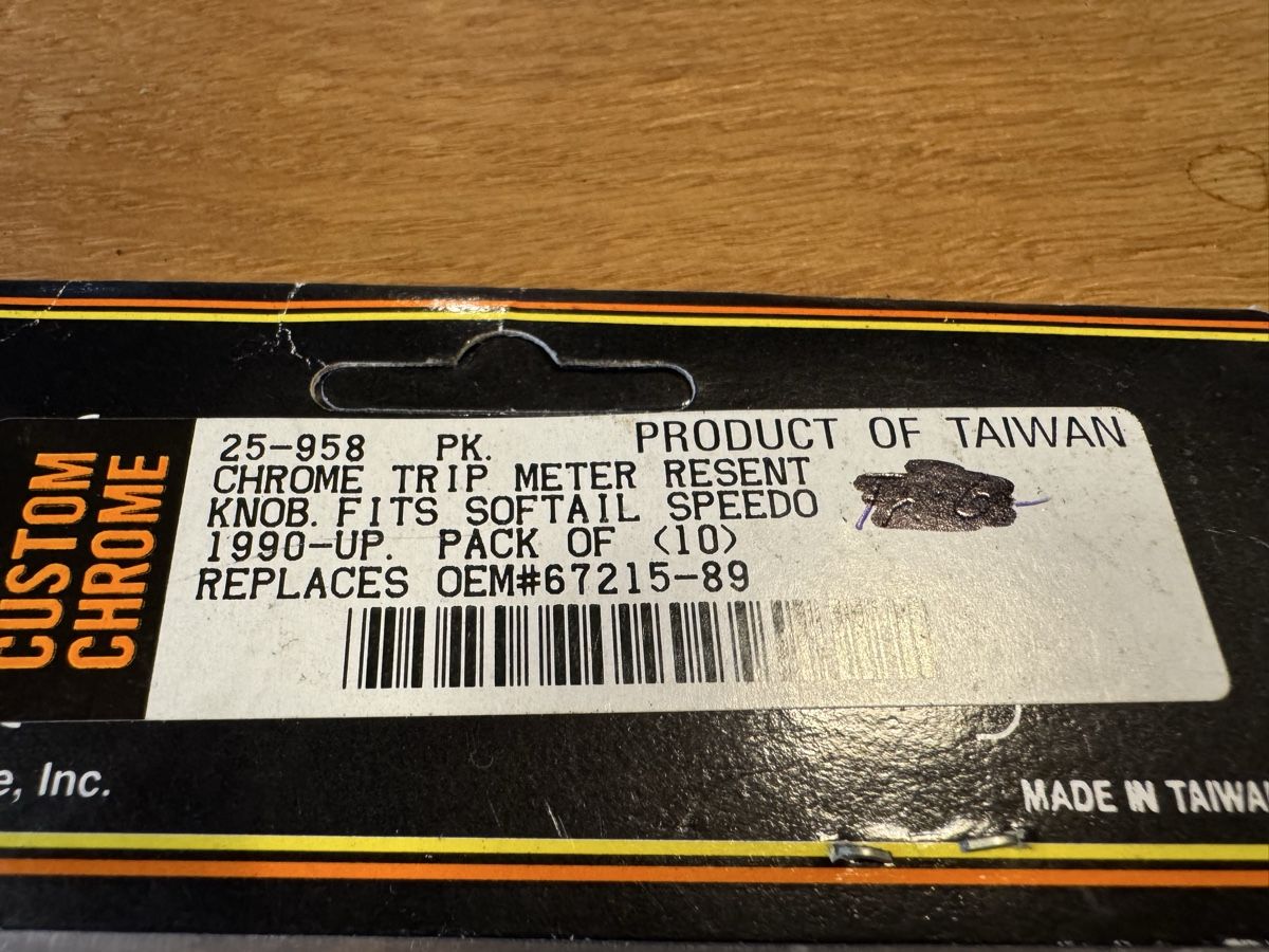 Tutti i ricambio per moto: Harley Davidson Tacho Verstellschrauben – Usato da Aathal-Seegräben venduto da Romeo8607 3