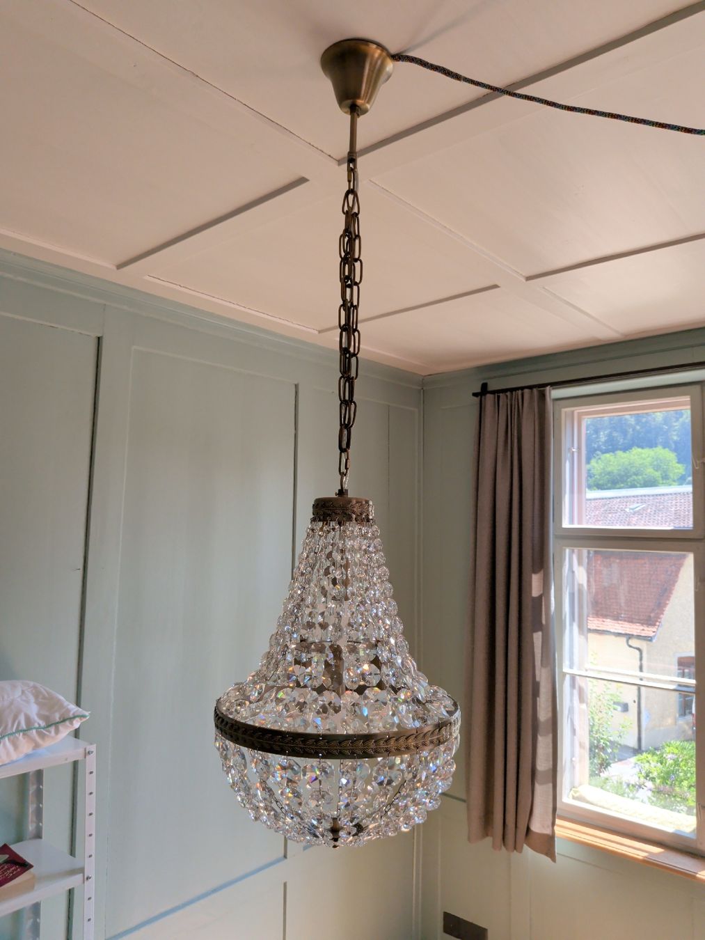 Lustres & lampes de plafonds: Kronleuchter 35cm Durchmesser, variable Höhe – D'occasion à Dietfurt par Subforce1853 1