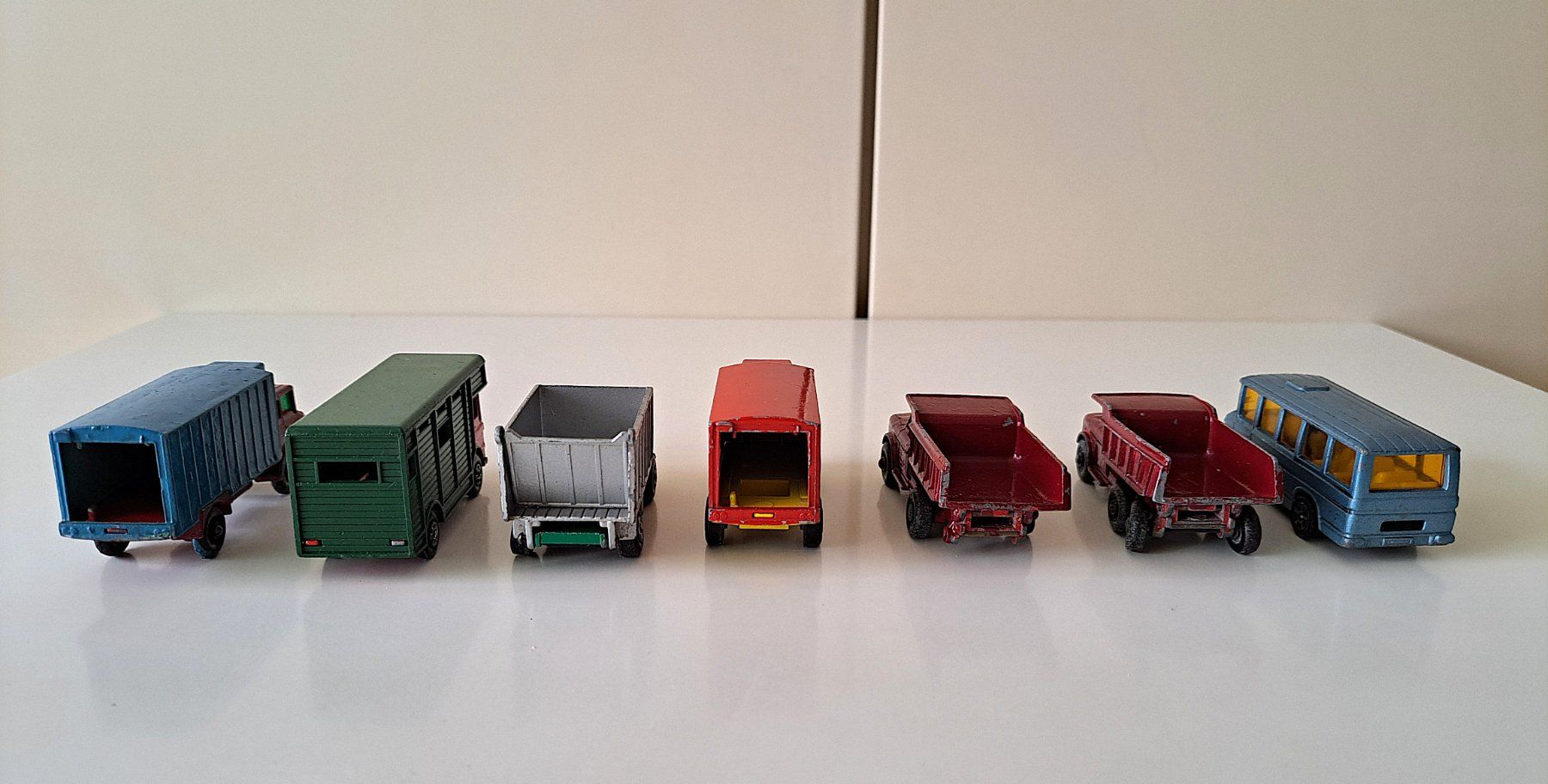 Matchbox Modellini d'auto: Alte Modellautrucker - 6 x Matchbox + 1 x Corgi – Usato da Affoltern am Albis venduto da saminou01 4