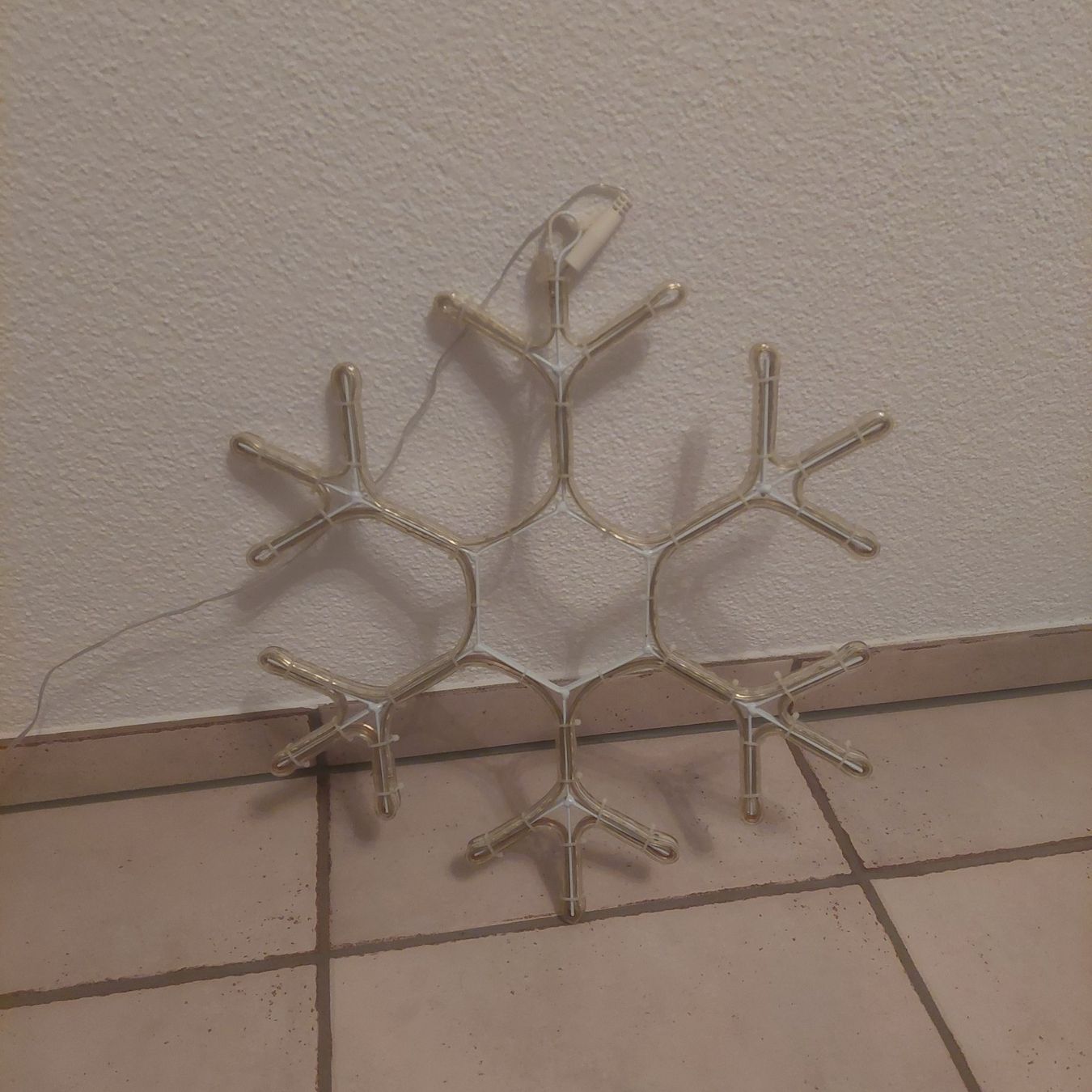 Ghirlande e barre luminose: Outdoor Leuchtsilhouette Snowflake – Usato da Hochdorf venduto da daywalkerr1983 1