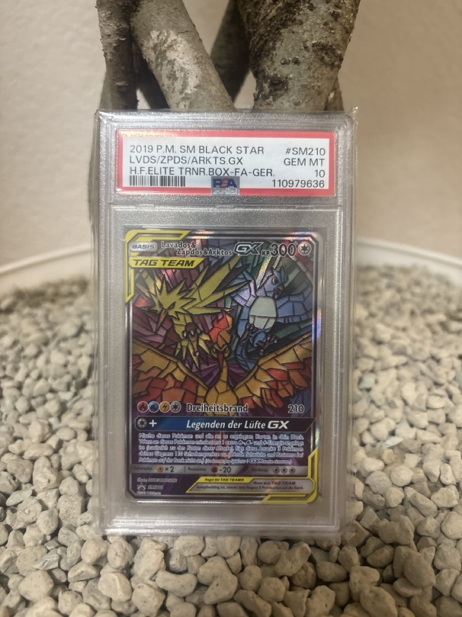 Pokémon Carte collezionabili: Pokémon Zapdos GX PSA 10 – Nuovo e nell'imballaggio originale da Genève venduto da SAQR12 1