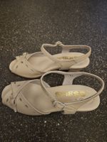 Sandalen Pumps Spiess Leder beige/opal Grösse 4.5 