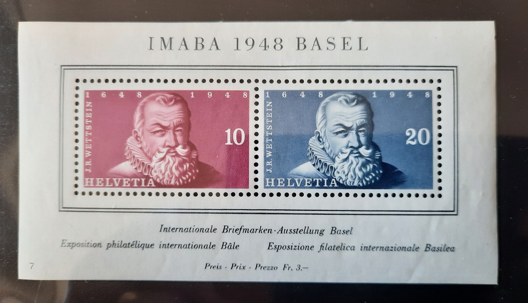 Tutti i francobolli: 4-17-2 Bloc neuf IMABA 1948 – Usato da GENEVE venduto da Pjeronimo