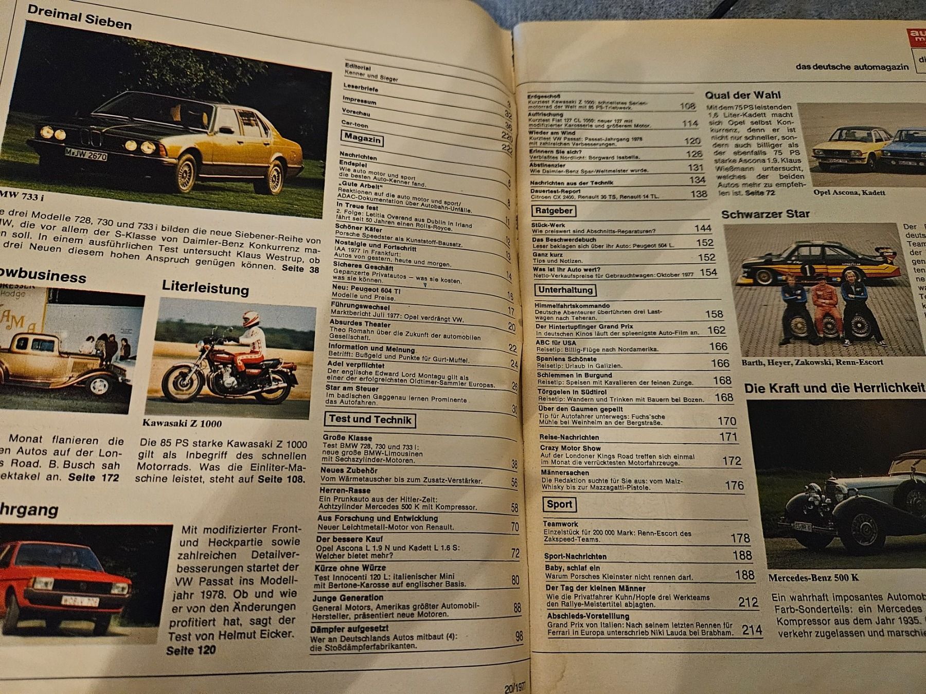 Opel Sonstiges Fahrzeugzubehör: AMS 20/77 BMW 728 733 i Fiat 127 Ascona Kadett VW Passat xx – Gebraucht aus Flawil von sr1_f6st 1