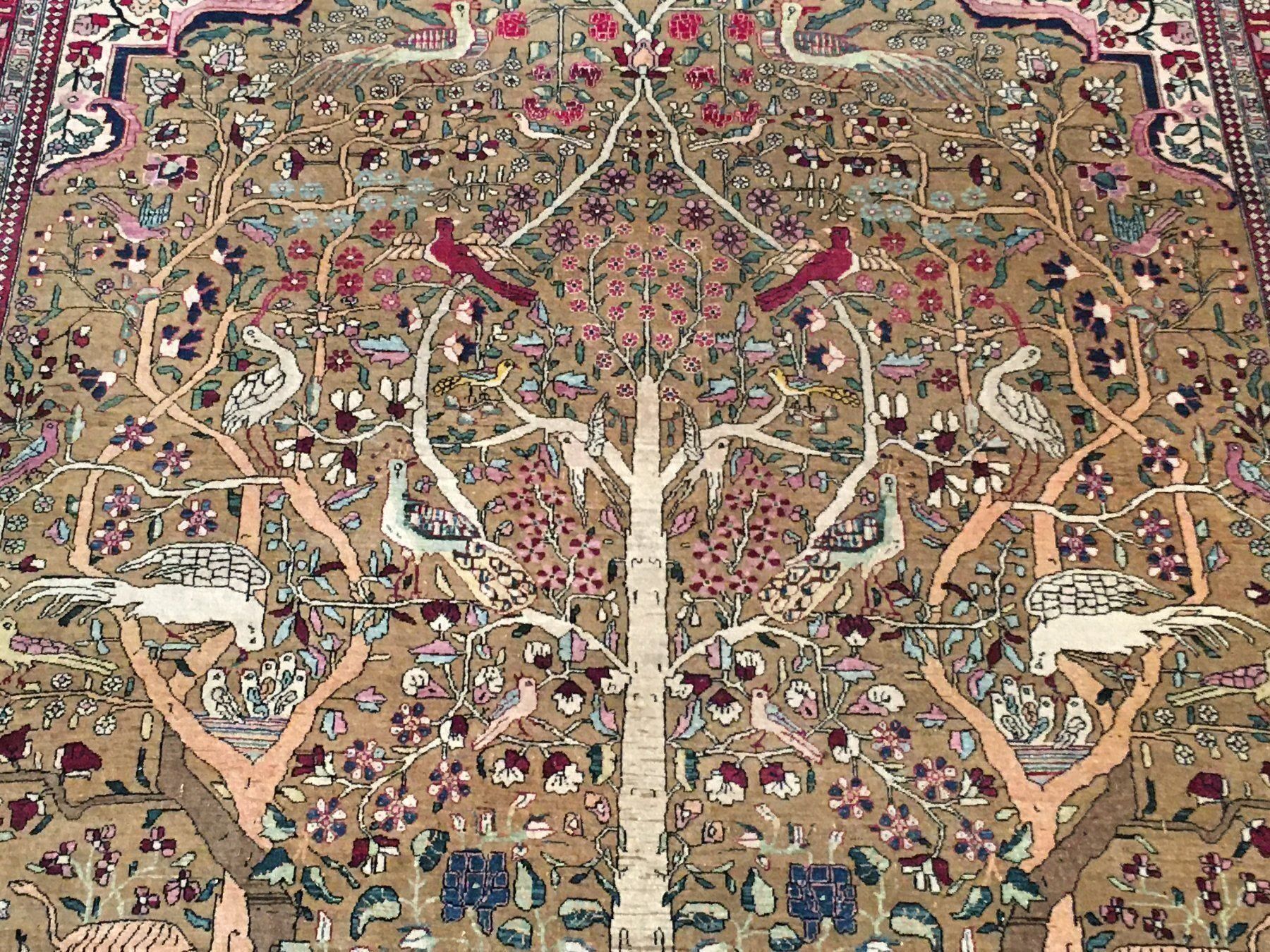 Tappeti: Isfahan Teppich mit Lebensbaum – Usato da Basel venduto da Lancer4 4