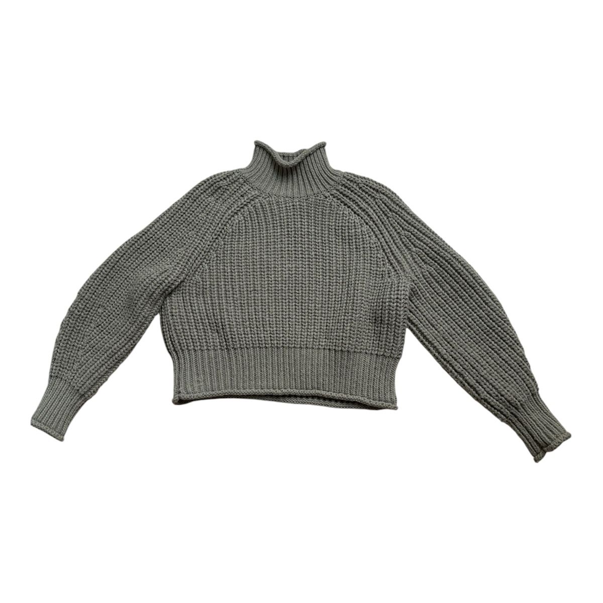 H&M Pulls & Sweat-shirts: Pullover H&M Rollkragen grün-grau – D'occasion à Wittenbach par sarah_09