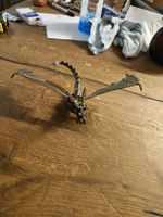 Drache Deko Figur, Metall, Handarbeit, (I)