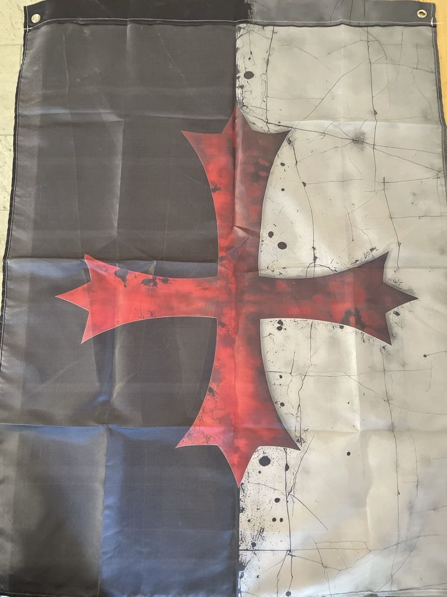 Bandiere: Flagge "Templerorden" - neu & ungebraucht! – Nuovo (secondo la descrizione) da Spreitenbach venduto da Gloxinia 1