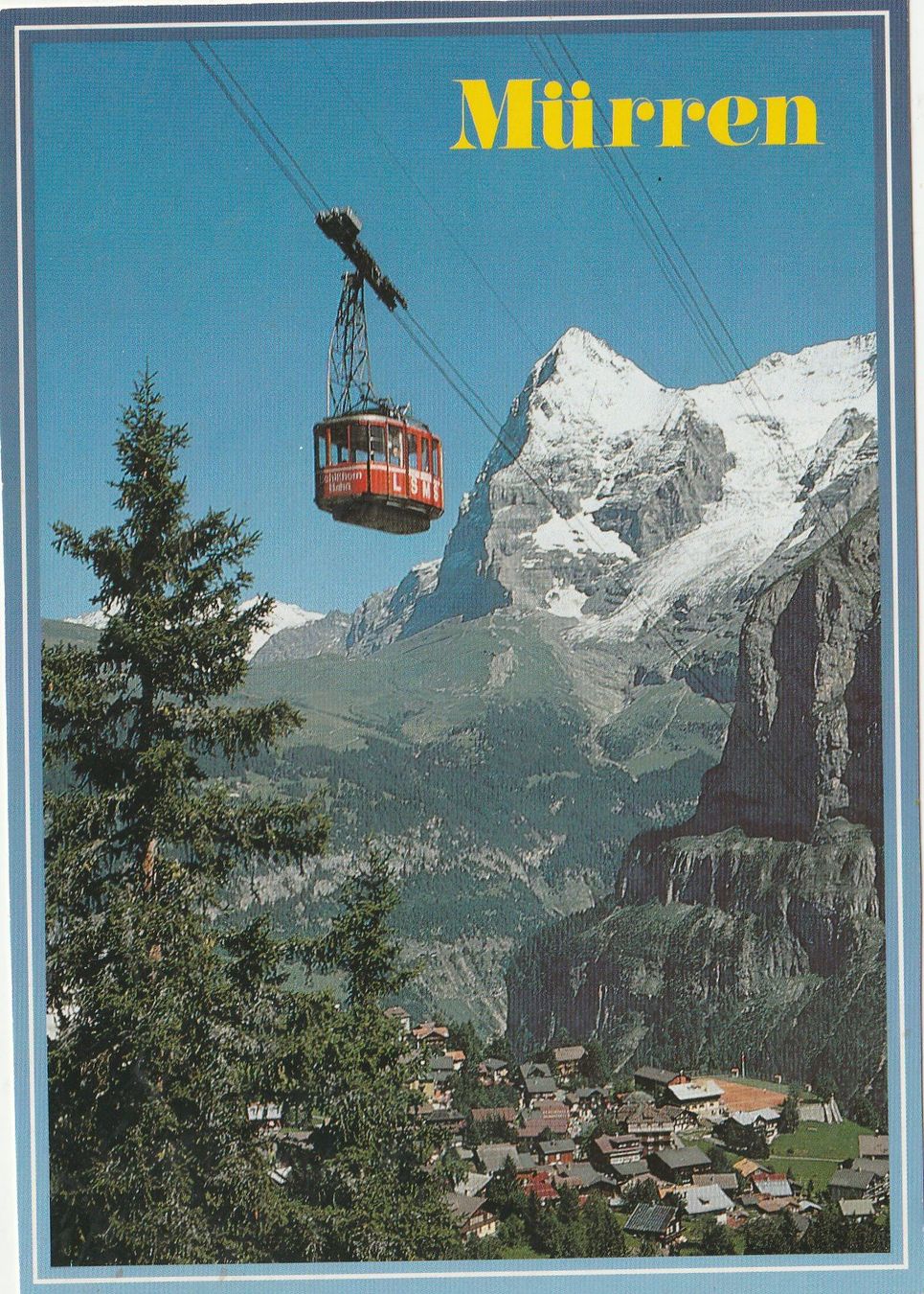Ansichtskarten: Bahn - Mürren – Gebraucht aus Lumbrein von