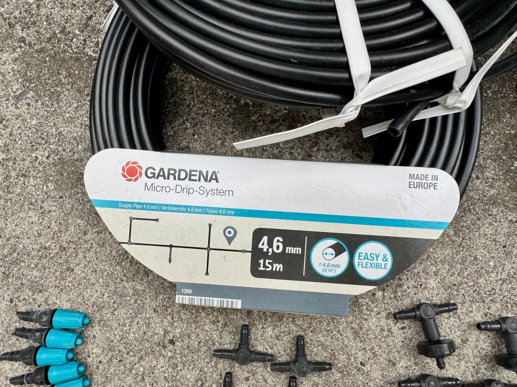 Gardena Tubi & Tubi flessibili: Gardena Micro Drip System OHNE Solar-Wasserpumpe – Usato da Schlieren venduto da Edgar_k 7