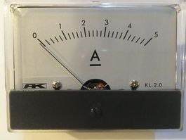 Drehspulinstrument 0-5A DC