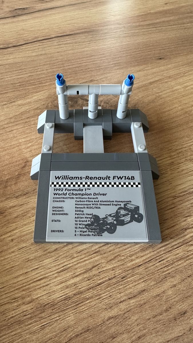 Lego Kit di costruzioni: LEGO Williams Racing FW4B Nigel Mansell – Usato da Schlieren venduto da NM_Nici 6