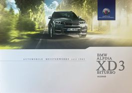 PROSPEKT | BMW - ALPINA XD3 BITURBO - TYP F25 | AB 03.2014