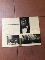 Signiertes Foto Louis Armstrong