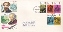 Grossbritannien - Literary Anniversaries 1970 FDC
