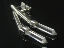 Ohrringe Ohrhänger Silber 925 Kristall