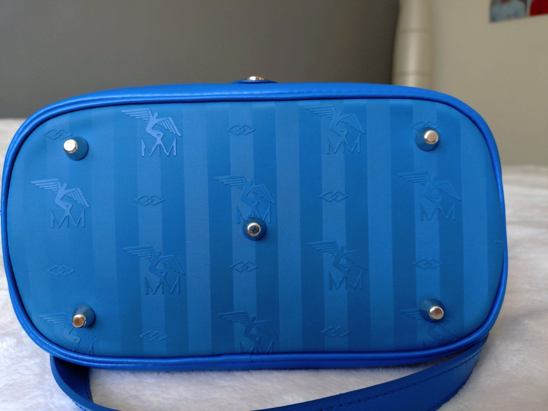 Maison Mollerus Borse da donna: Maison Mollerus SION Beuteltasche royal blau/silber – Usato da Bottmingen venduto da Malina_Outlet 2