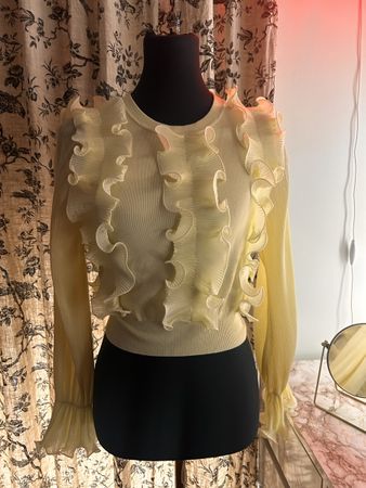 ZARA GELBER PULLI/SWEATER/BLUSE/TOP