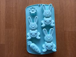 Hasen Silikonform für Ostern - Backform, neuwertig!