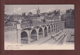 LAUSANNE - Grand Pont - 1905