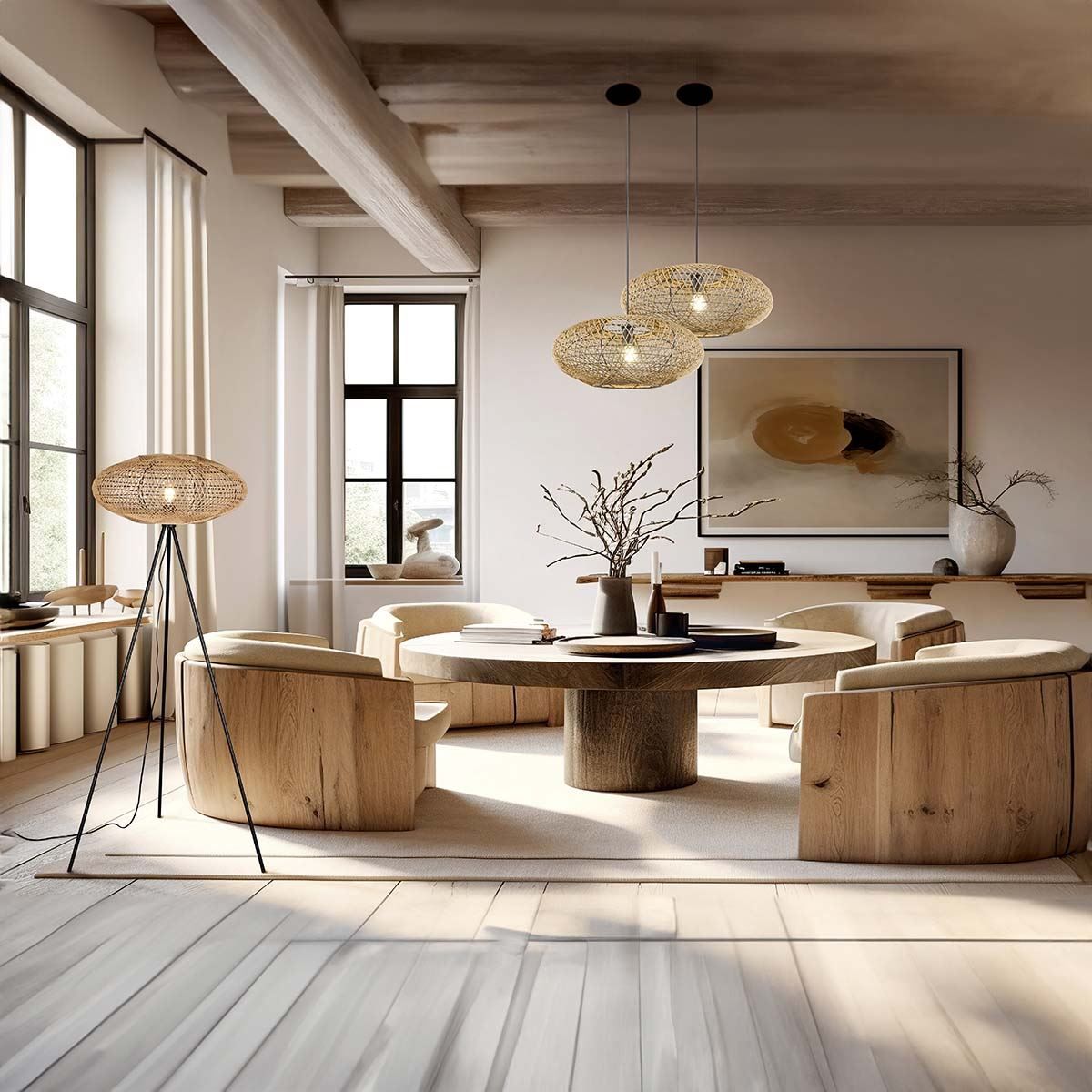 Lampadari & plafoniere: Pendelleuchte, Korbgeflecht, 52 cm Ø – Nuovo (secondo la descrizione) da Kreuzlingen venduto da Smart-Light 5