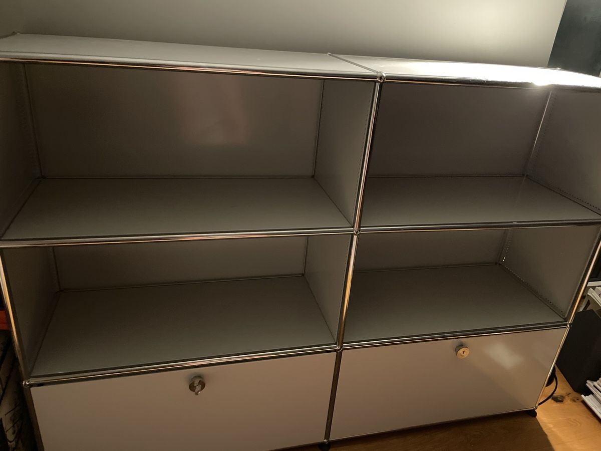 USM Scaffali: USM Haller Regalsystem Grau, – Usato da Jonen venduto da taishathings 2