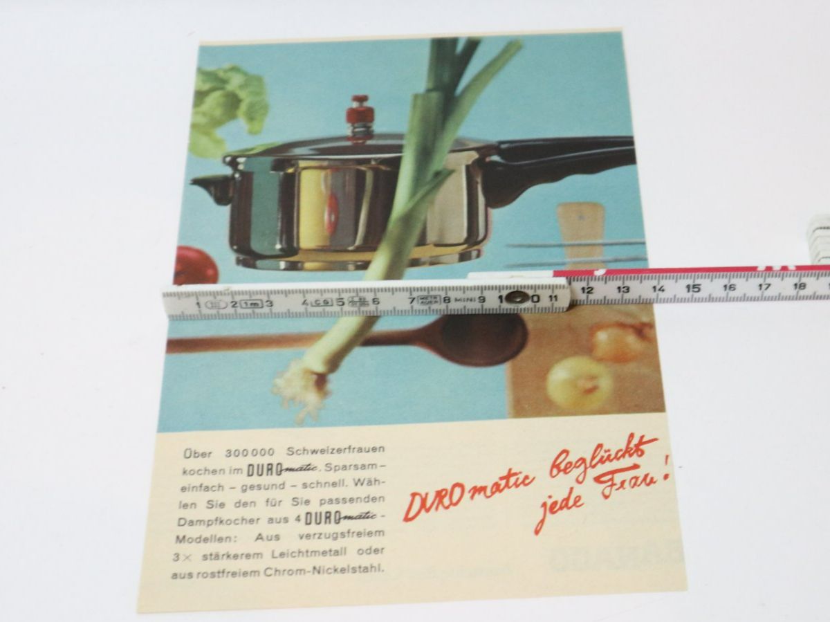 Foto & Immagini: Orig. Werbung Duromatic – Usato da Eschenbach SG venduto da Astalavista 1