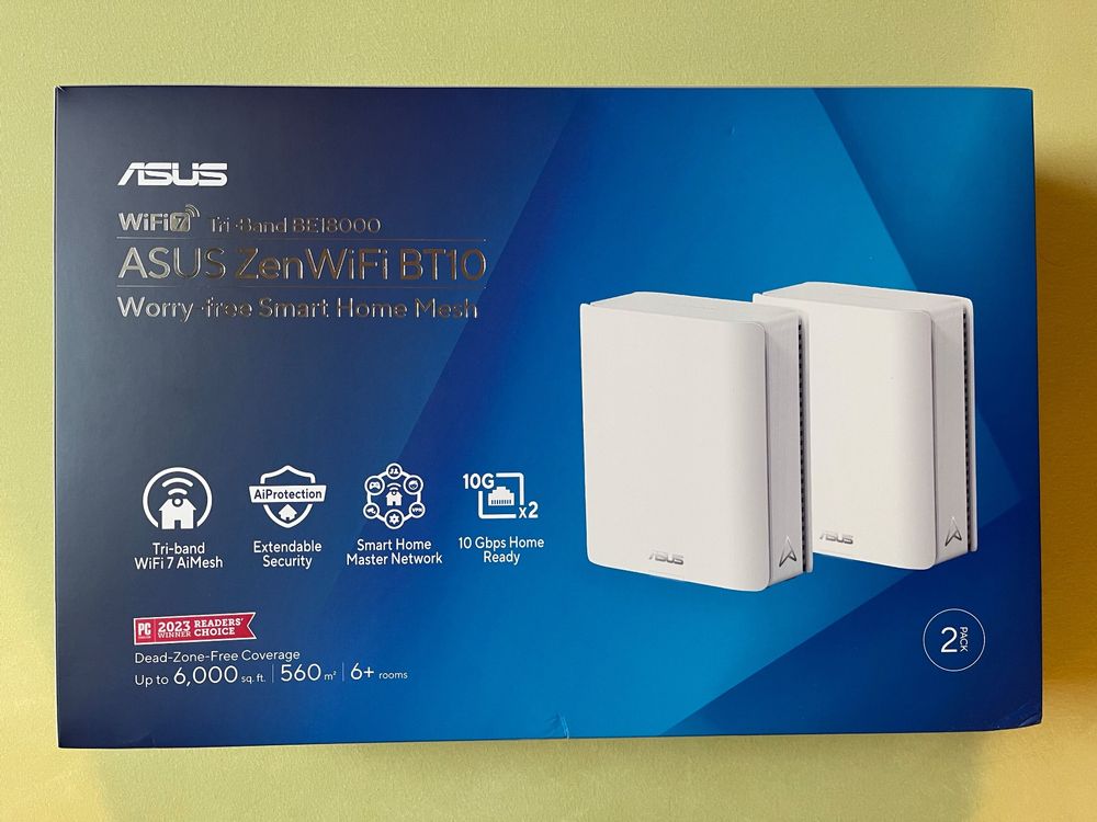 ASUS Zen WIFI BT10, 1 Router inkl. 1 AP, neuwertig, OVP (Neu und ...