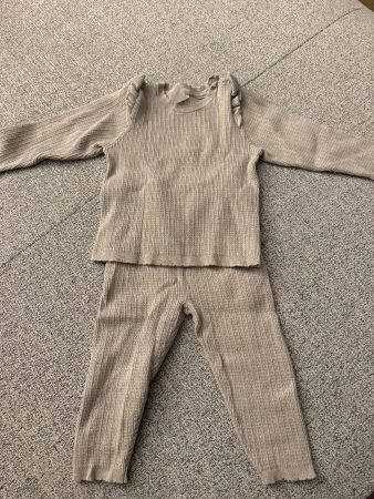 Baby Set Beige Grösse 80 H&M