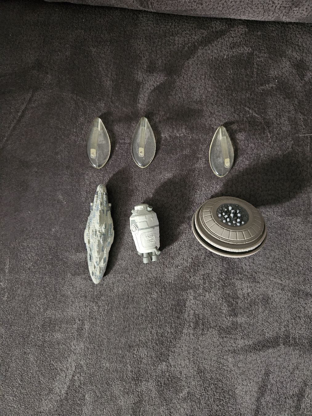 Star Wars Statuette: 3 Star Wars Micro Mashines Schiffe – Usato da Itingen venduto da punkyclown84