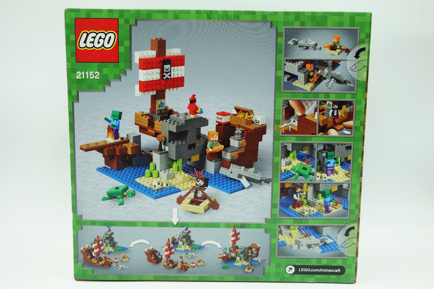 Lego Spielzeuge: Lego Minecraft, Piratenschiff 21152, neu – Neu und originalverpackt aus Wil SG von Donaldus 1