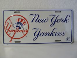 USA Nummernschild Autonummer License Plate NEW YORK YANKEES