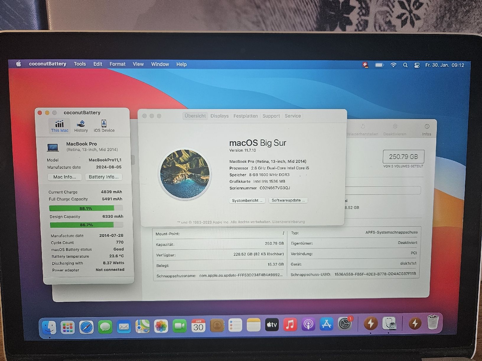 Apple Notebooks: Apple MacBook Pro 13 2014 mit viel Zubehör – Gebraucht aus Biberist von Volo28 1