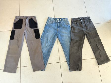3 lange Hosen für Jungs Grösse 152