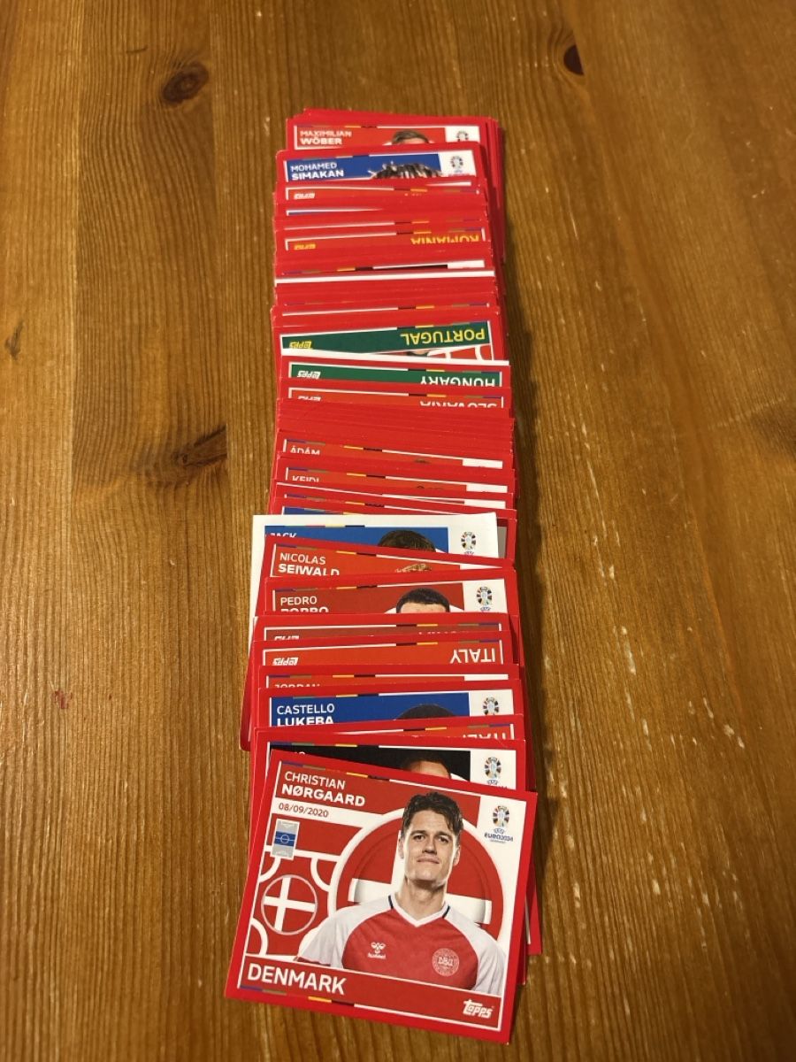 Topps Carte collezionabili: Fussball Stickers Topps EM 2024 100Stk – Nuovo (secondo la descrizione) da Aesch BL venduto da Schweigi-Andi