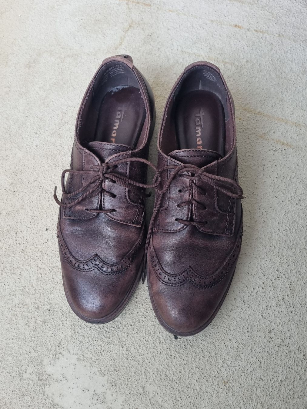 Tamaris Scarpe da donna: Schnürschuhe, Leder, braun, Grösse 38 – Usato da Olten venduto da User.xyz 1