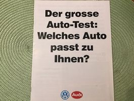 VW Audi Prospekt 24 Seiten 1991