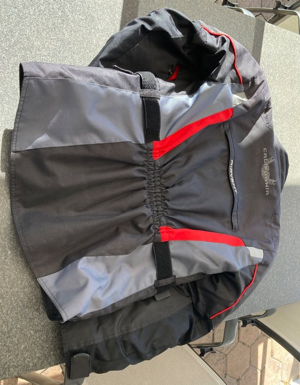 Airvent Motorradjacke schwarz/rot/grau 6