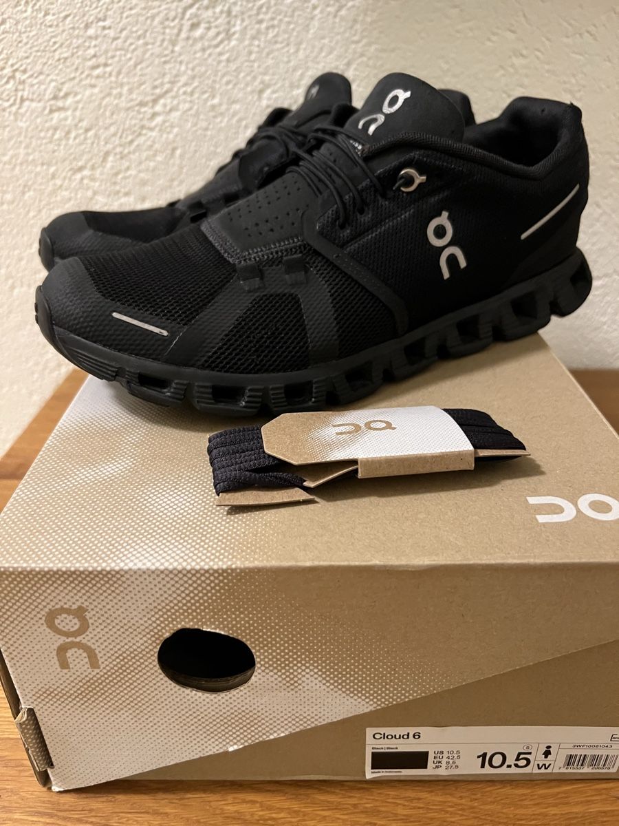On Chaussures hommes: ON Cloud 6 Schuhe Schwarz Grösse 42.5 – Neuf (Voir description) à Chur par ZATO 4