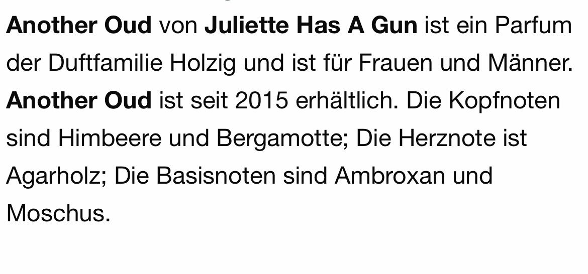 Parfum & Eau de Toilette: Another Oud Juliette has a gun 5ml Abfüllung – Neu (gemäss Beschreibung) aus St. Gallen von lfs_nxl8 2